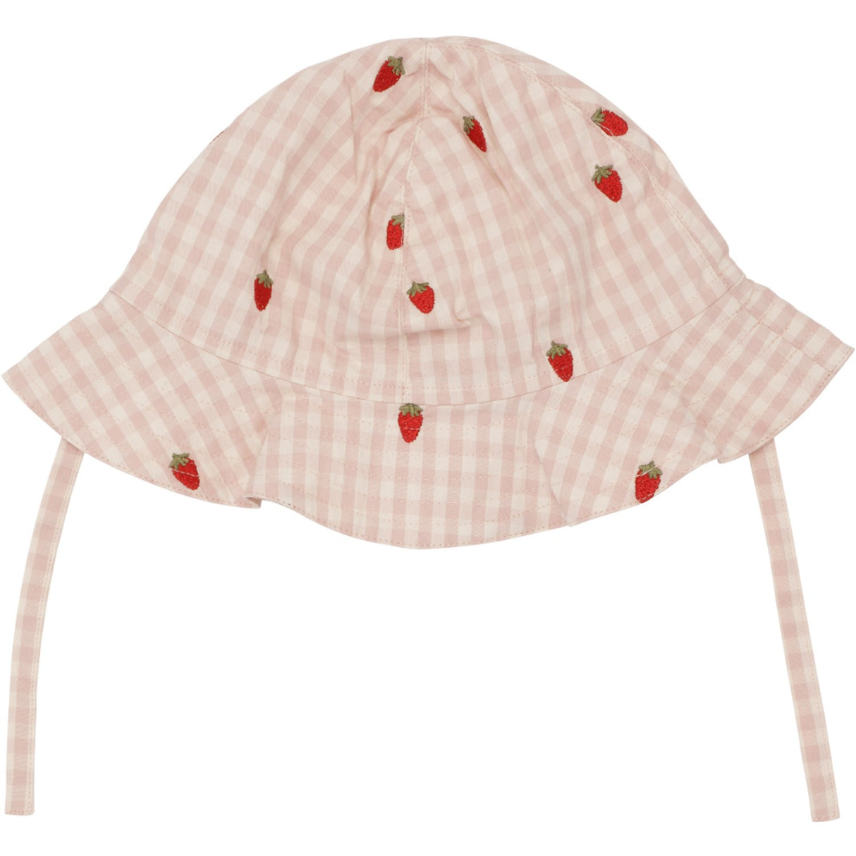 Flöss Pink Berry Gingham Dolly Sunhat