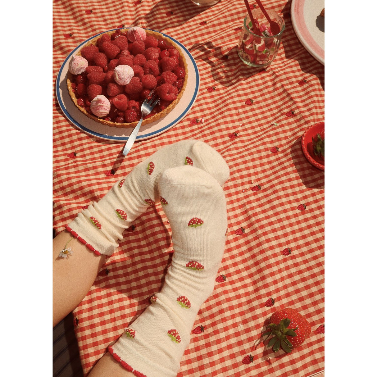 Flöss 2 pack strawberry Socks