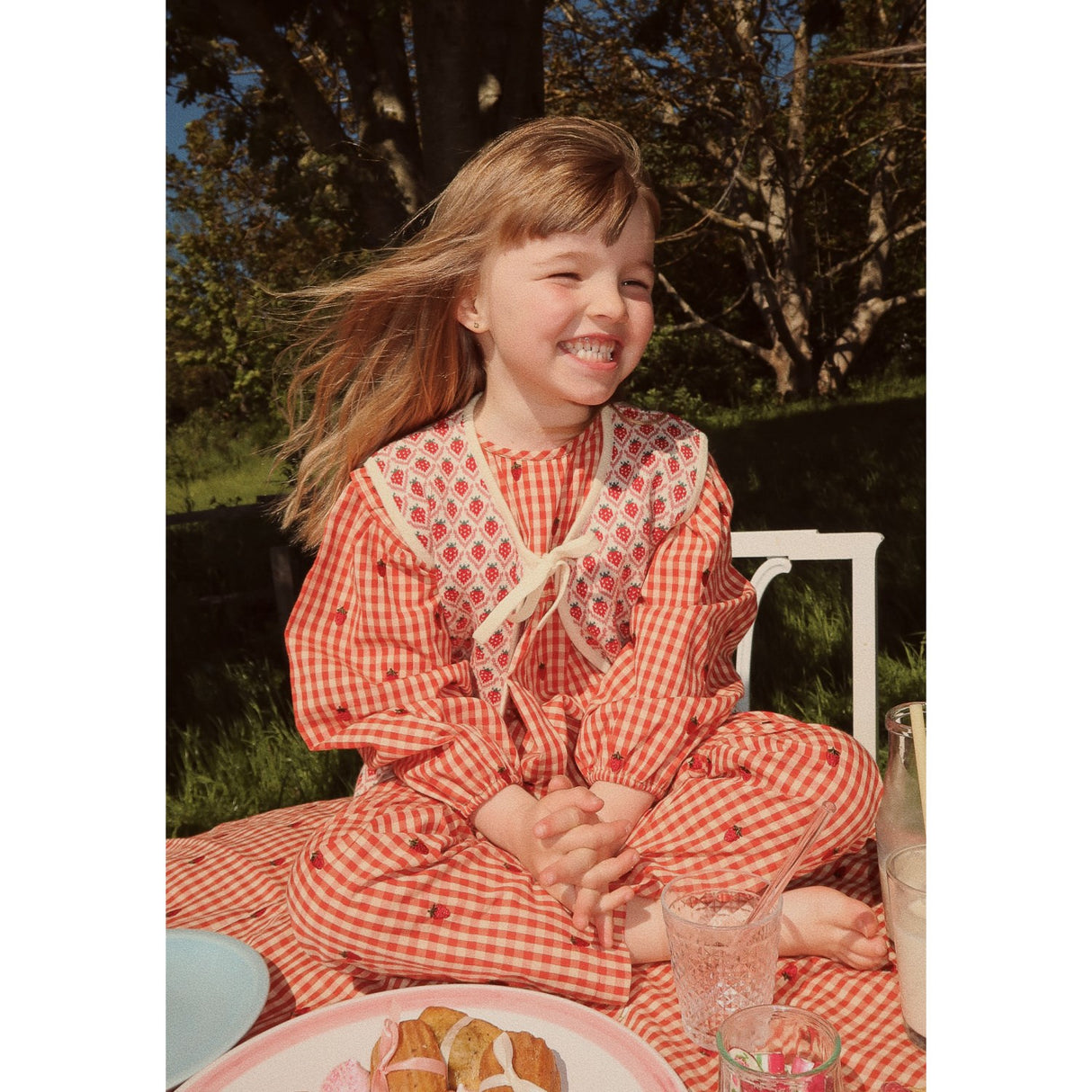 Flöss Berry Gingham Molly Pants