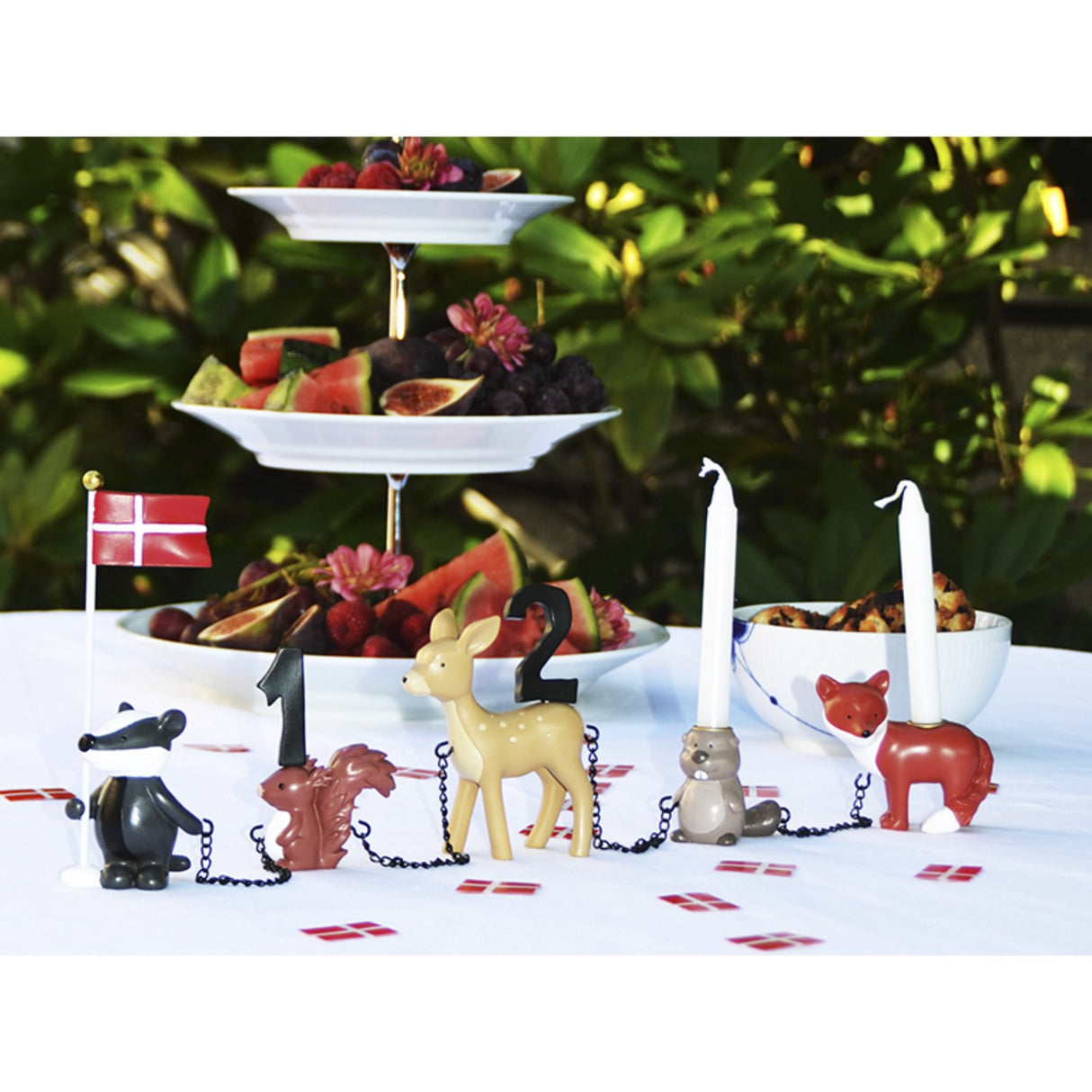 Kids by Friis Birthday train forest animals with 11 numbers