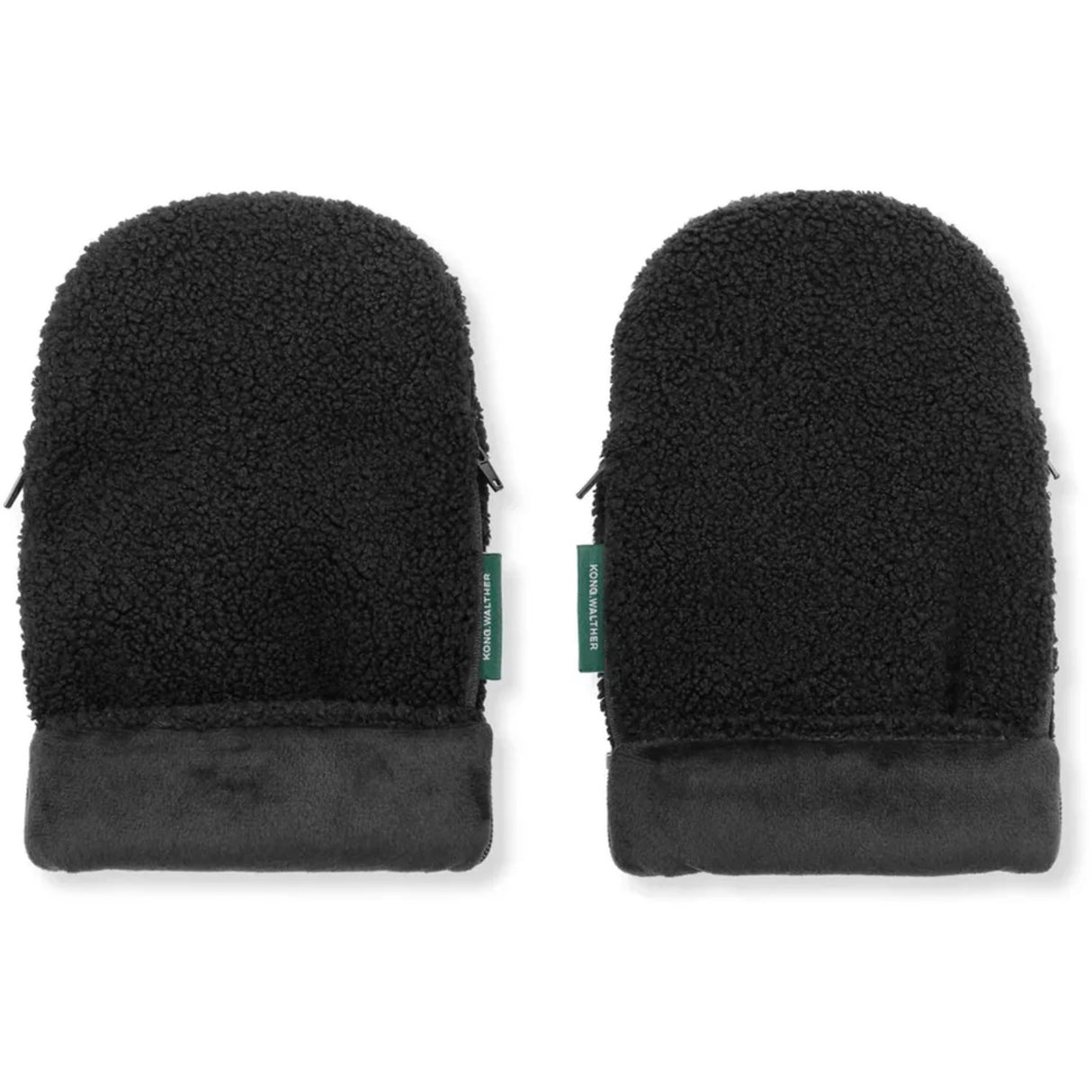 KongWalther Black Teddy Østerbro Stroller Gloves