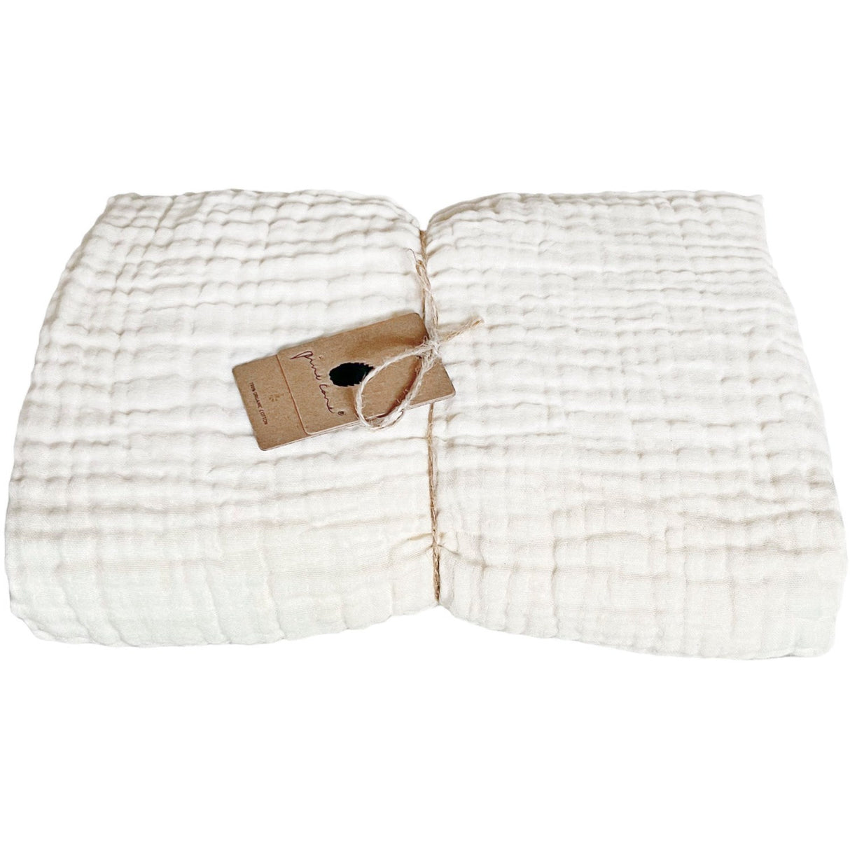 Pine Cone Cream Kadera Blanket 4-Layered Muslin