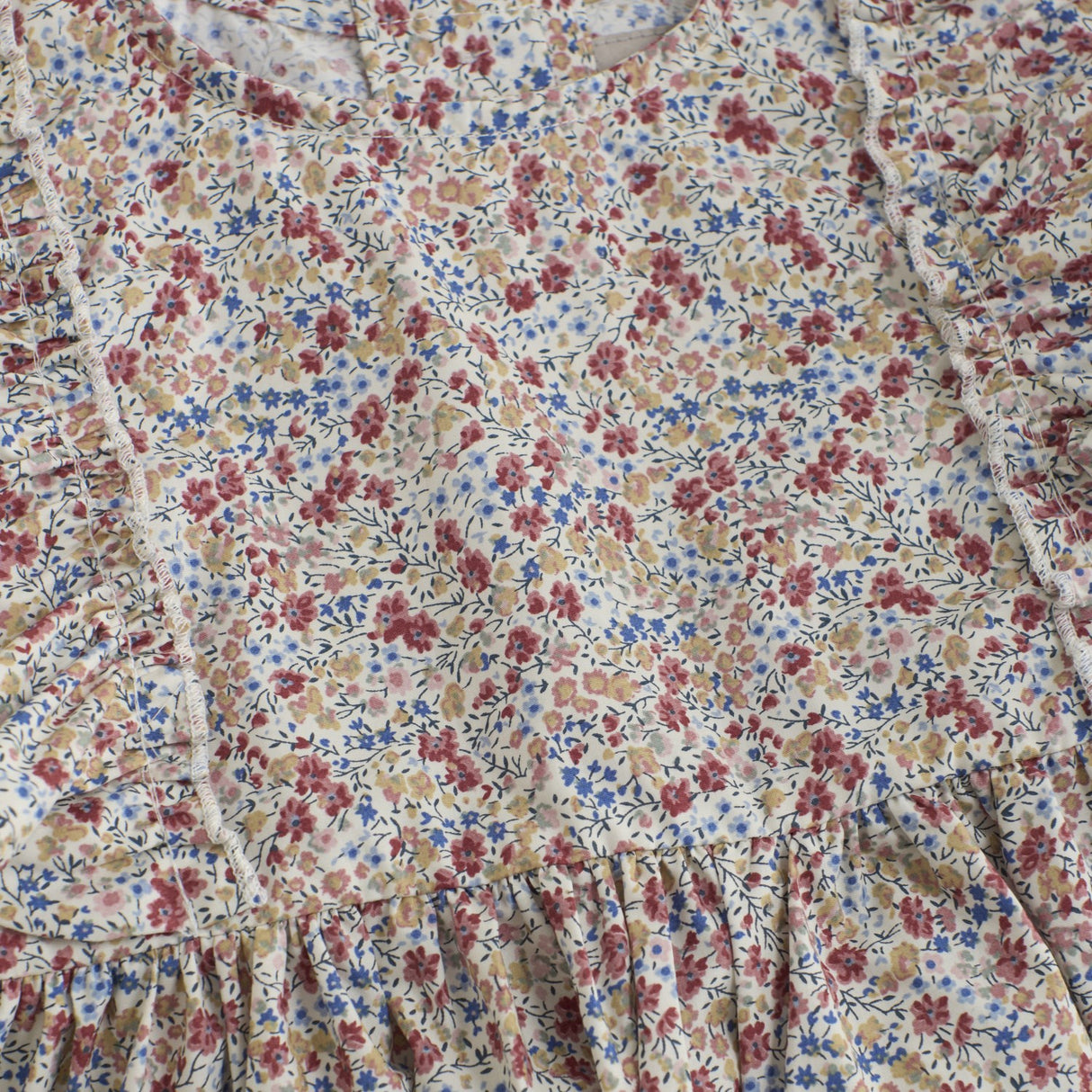 Huttelihut Sepia Rose Dress In Liberty Fabric