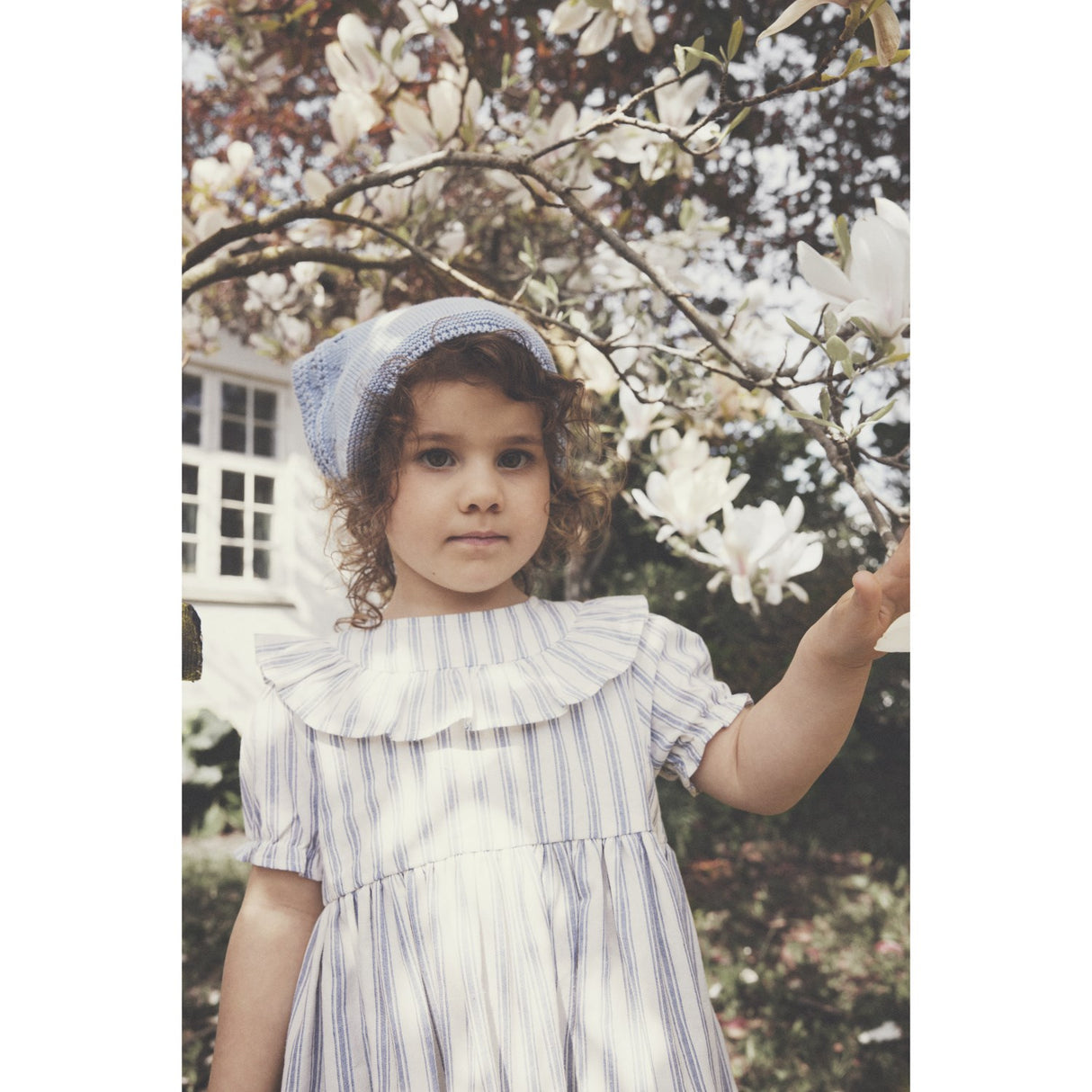 Huttelihut Quiet Harbor Dress Yd Stripe