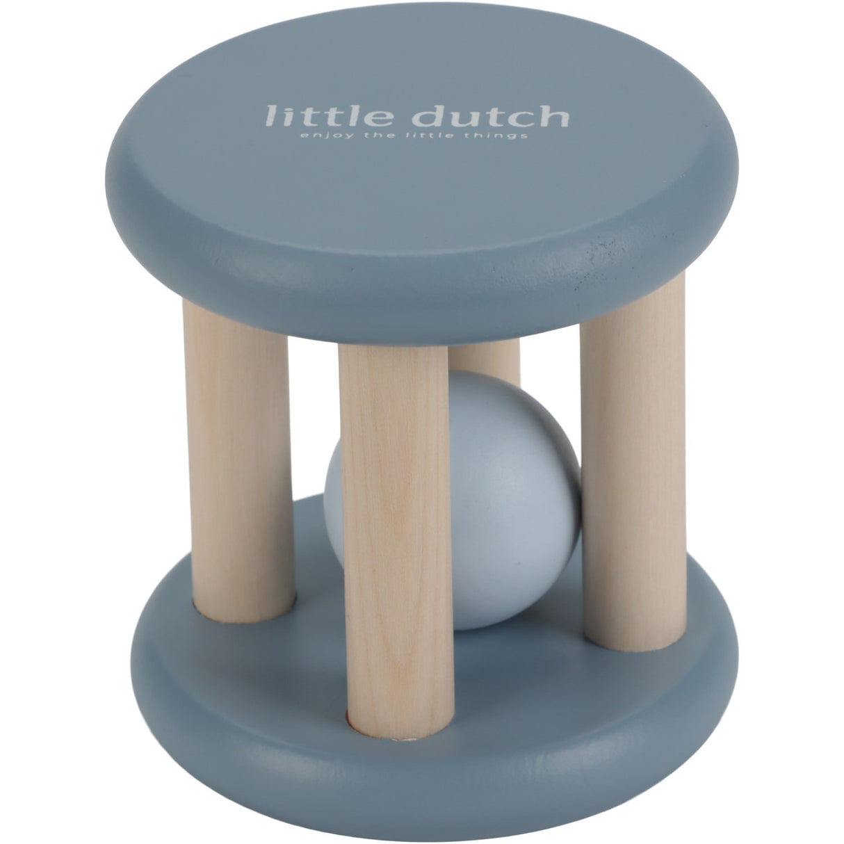 Little Dutch Forest Friends Blue Rattle Wood