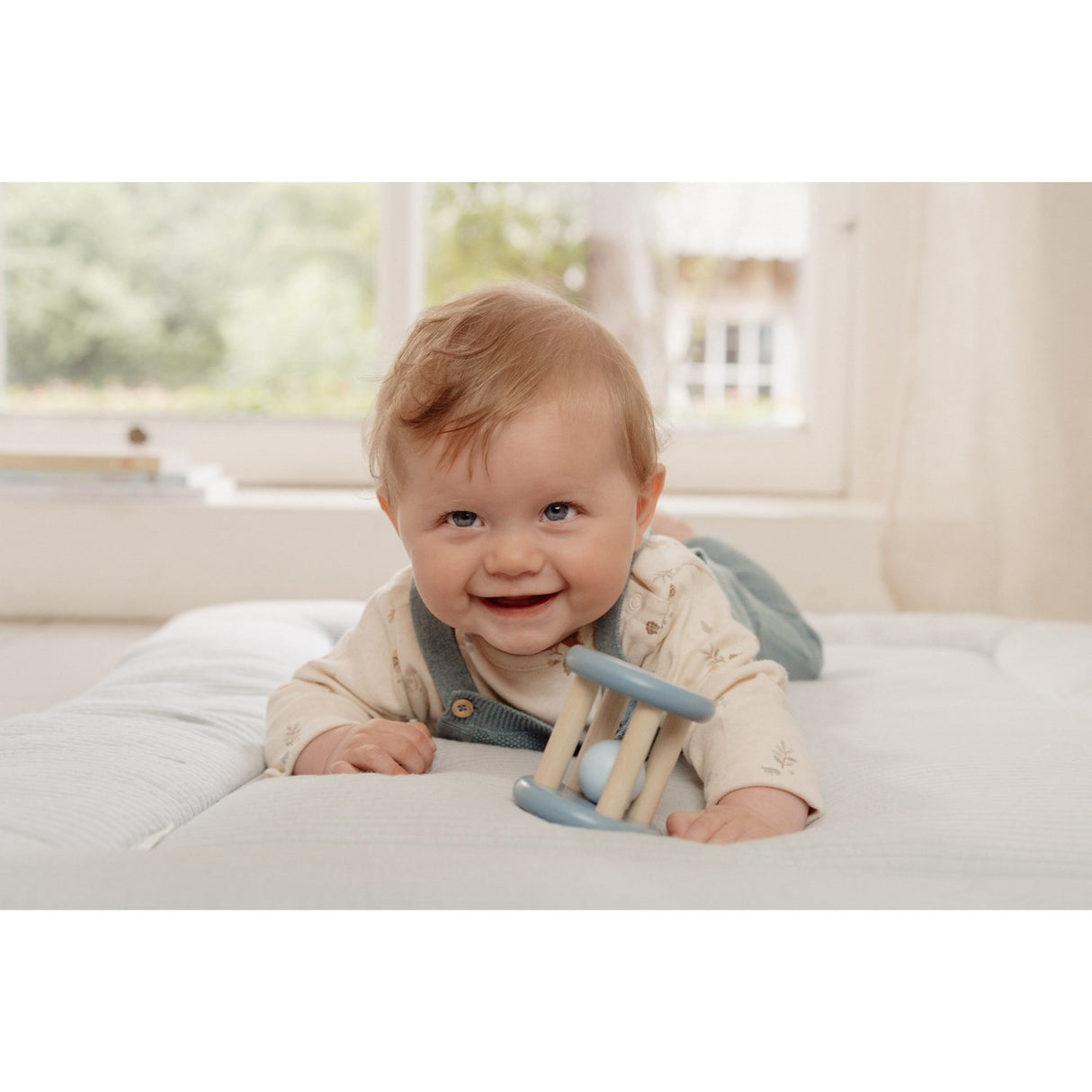 Little Dutch Forest Friends Blue Rattle Wood