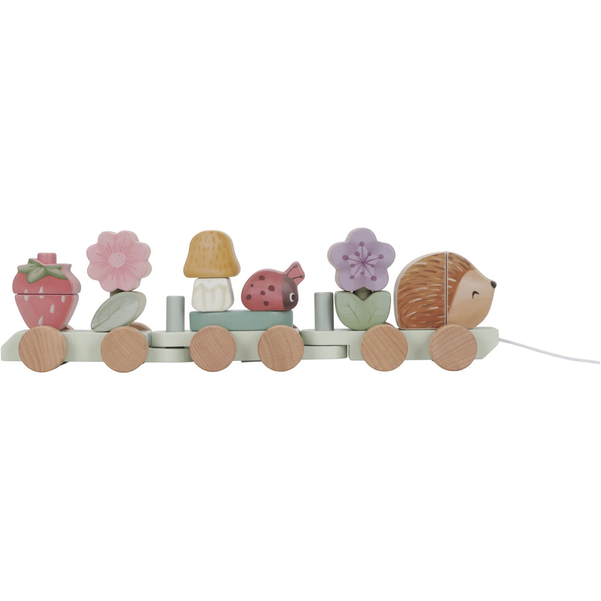 Little Dutch Fairy Garden Multi Stacking Train Hedgehog