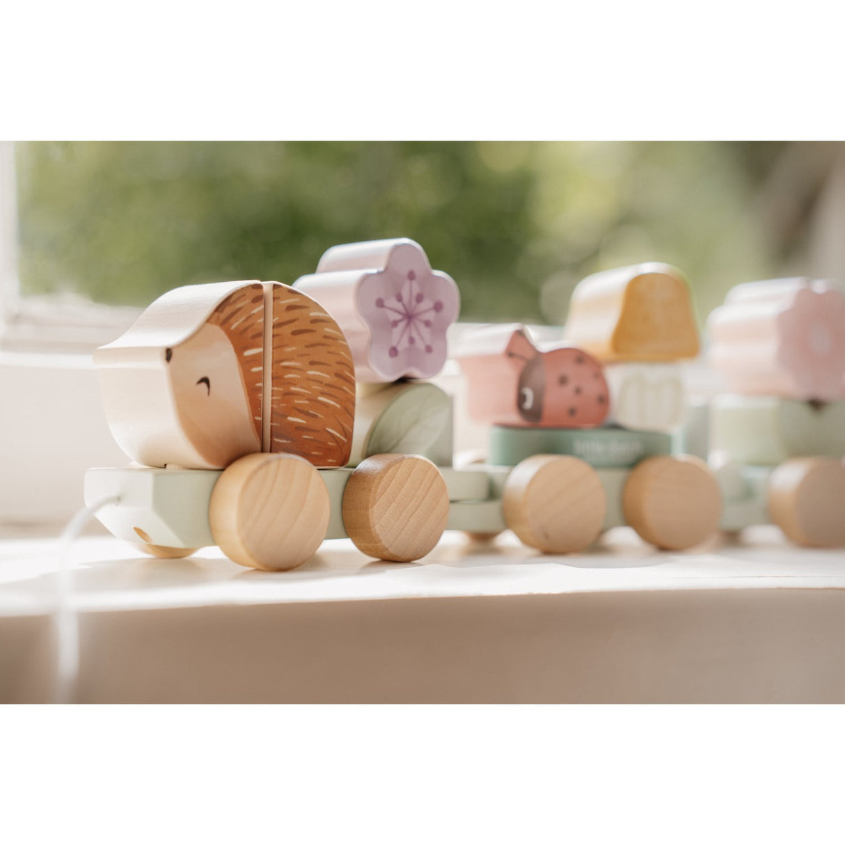 Little Dutch Fairy Garden Multi Stacking Train Hedgehog