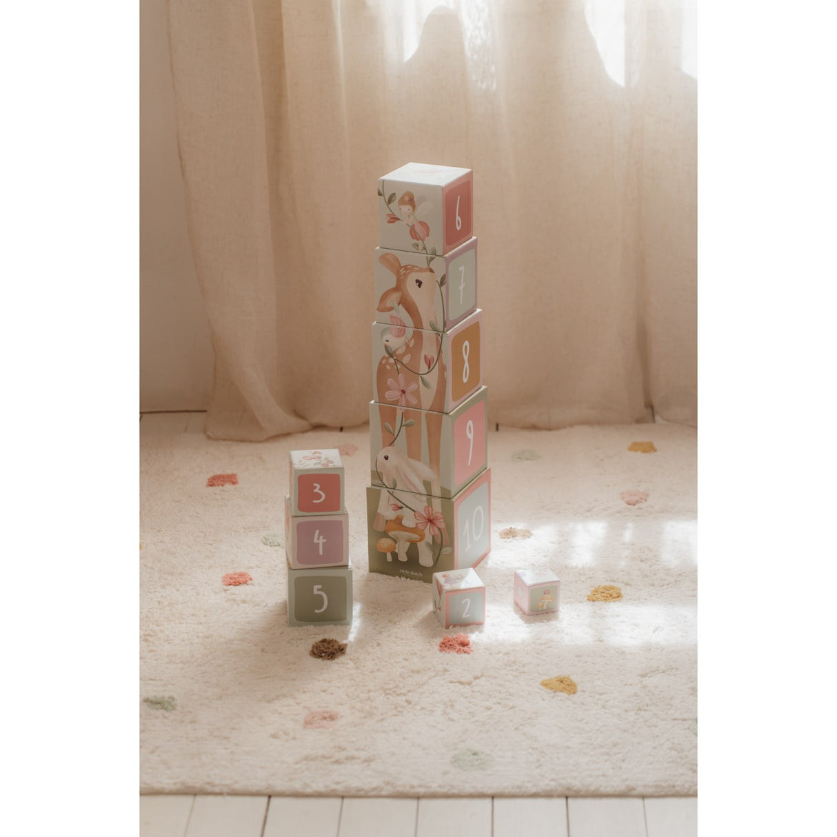 Little Dutch Fairy Garden Pink Stacking Tower