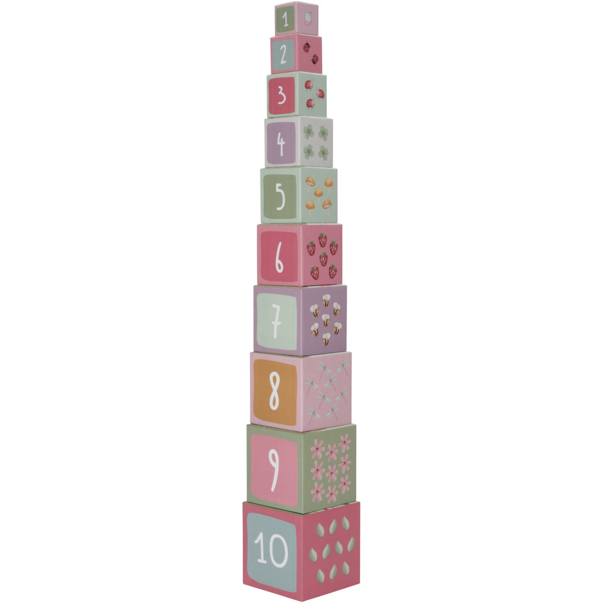 Little Dutch Fairy Garden Pink Stacking Tower