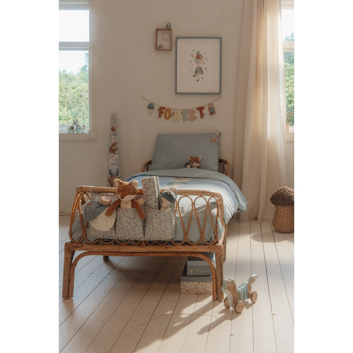 Little Dutch Forest Friends Blue Teddy Fox