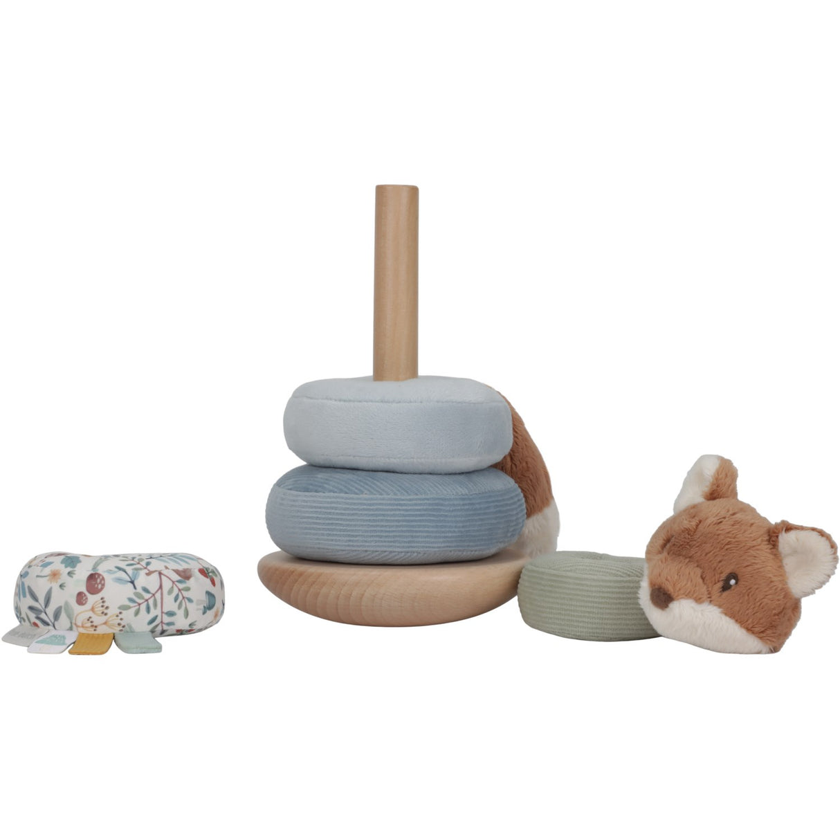 Little Dutch Forest Friends Blue Rocking Ring Stacker