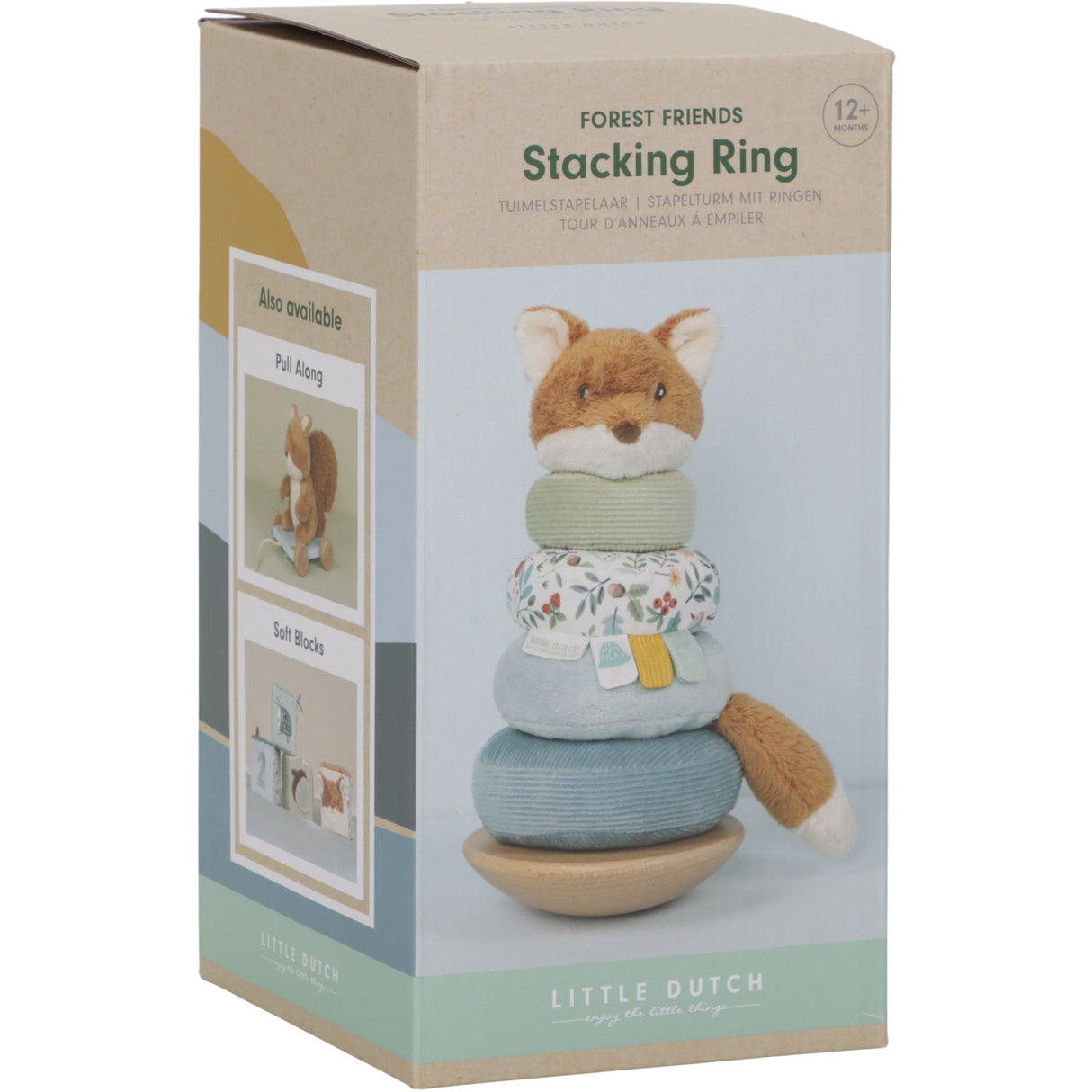 Little Dutch Forest Friends Blue Rocking Ring Stacker