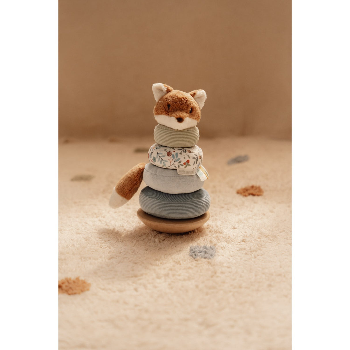 Little Dutch Forest Friends Blue Rocking Ring Stacker