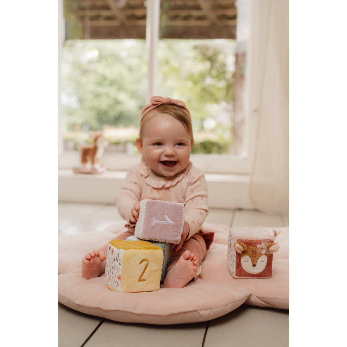 Little Dutch Fairy Garden Pink Plush Cubes