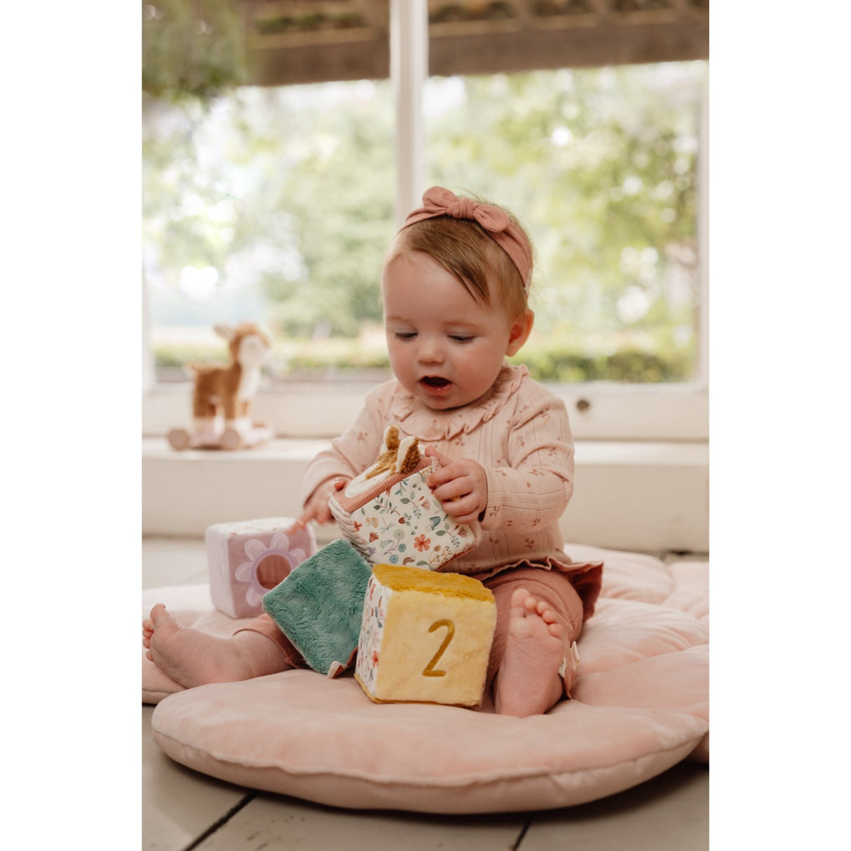 Little Dutch Fairy Garden Pink Plush Cubes