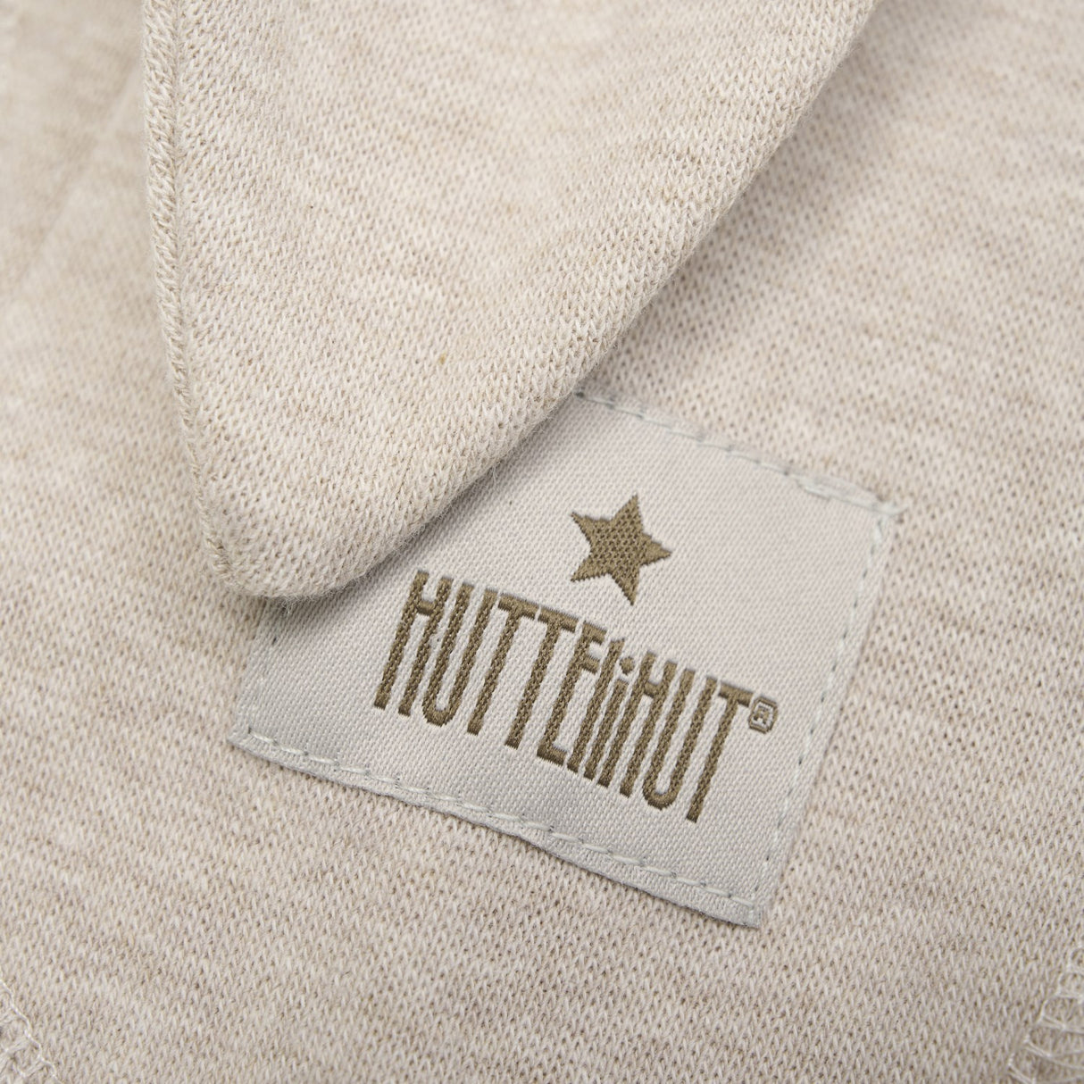 Huttelihut Camel Melange Balaclava Ears Cotton Rib