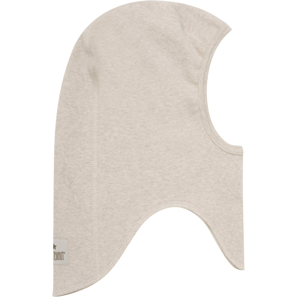 Huttelihut Camel Melange Balaclava Cotton Rib