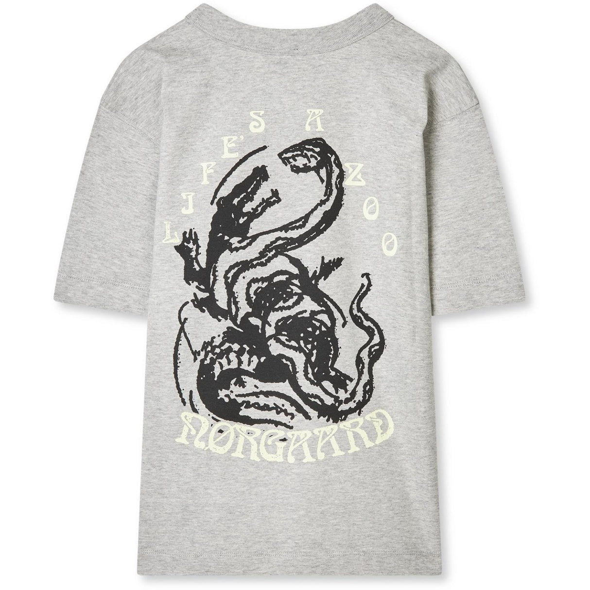 Mads Nørgaard Light Grey Melange Dry Single Theo Tee