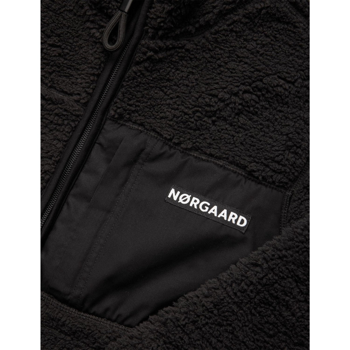 Mads Nørgaard Jet Black Teddy Fleece Jeffo Jacket