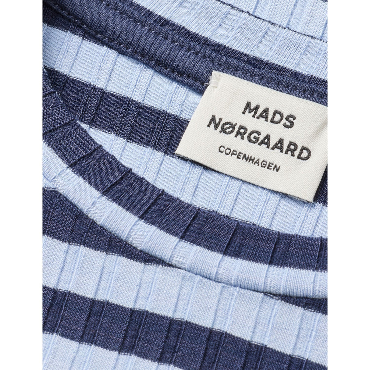 Mads Nørgaard Parisian Nigth/Cashmere Blue 5X5 Classic Stripe Talika Top