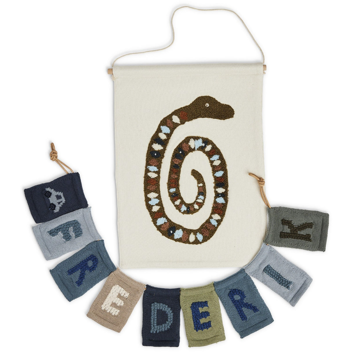 Smallstuff Blue Flag With Car