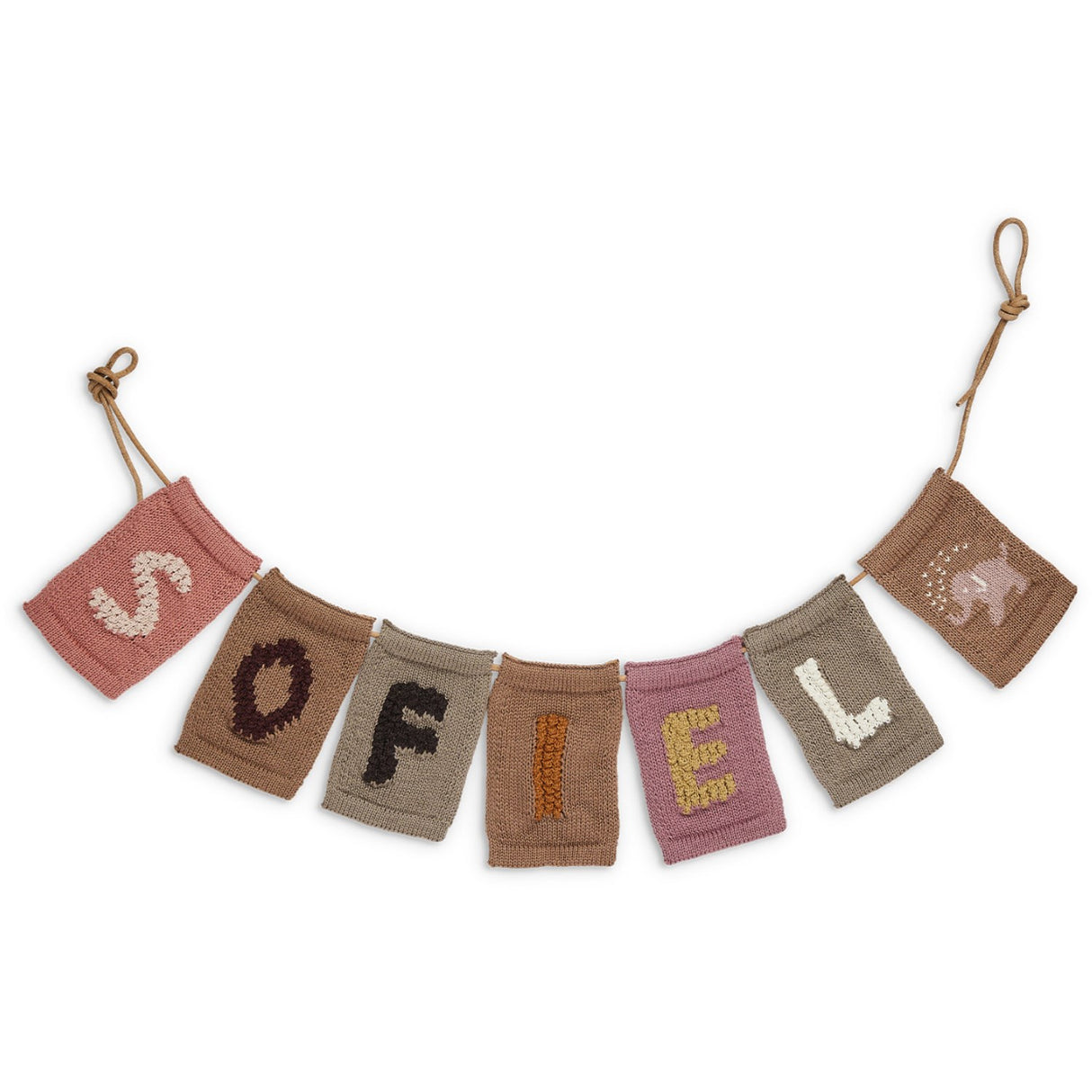 Smallstuff Rose Flag With Elephant