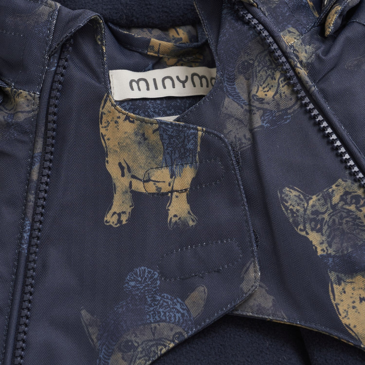 Minymo Navy Snow Suit AOP