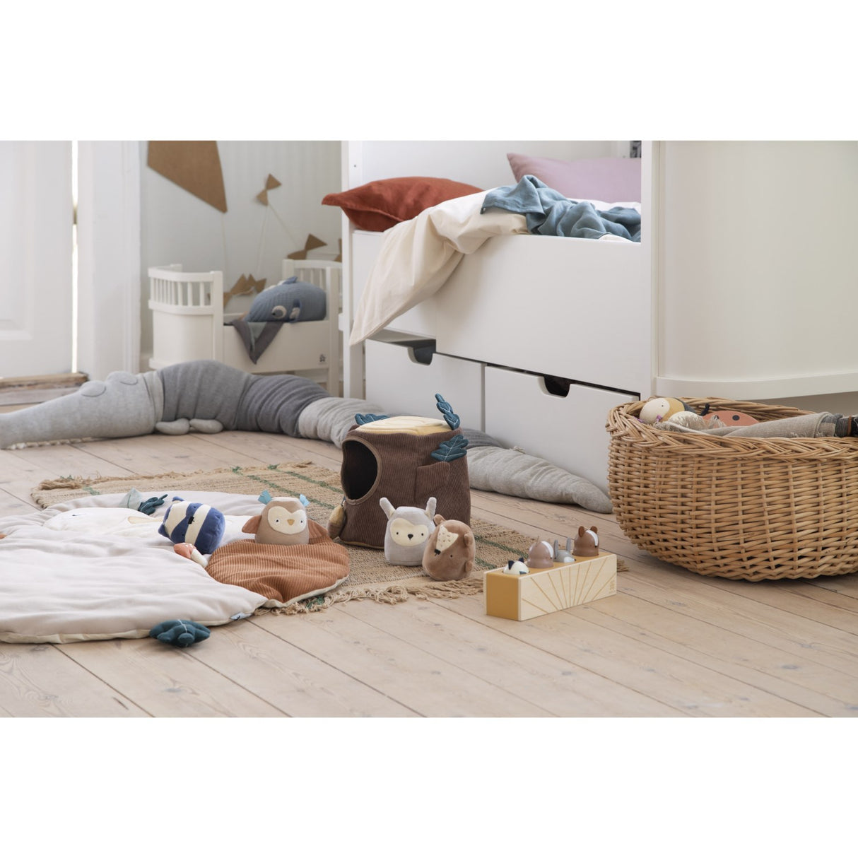 Sebra White Bed Baby & Junior