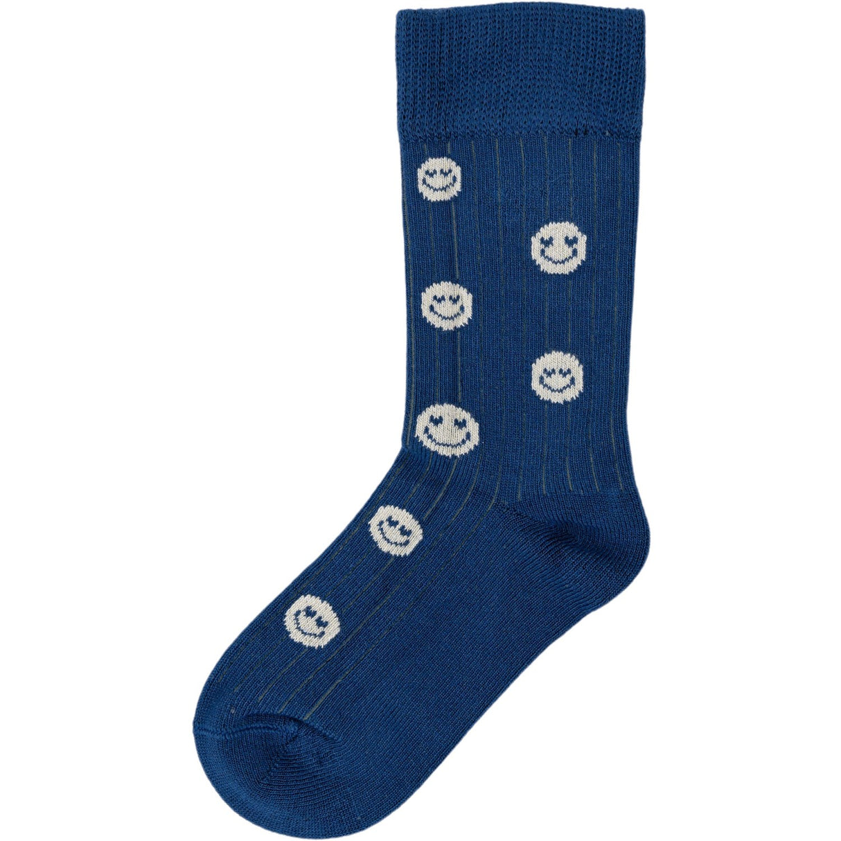minipop® Cobalt Smilie Bamboo Motif Socks