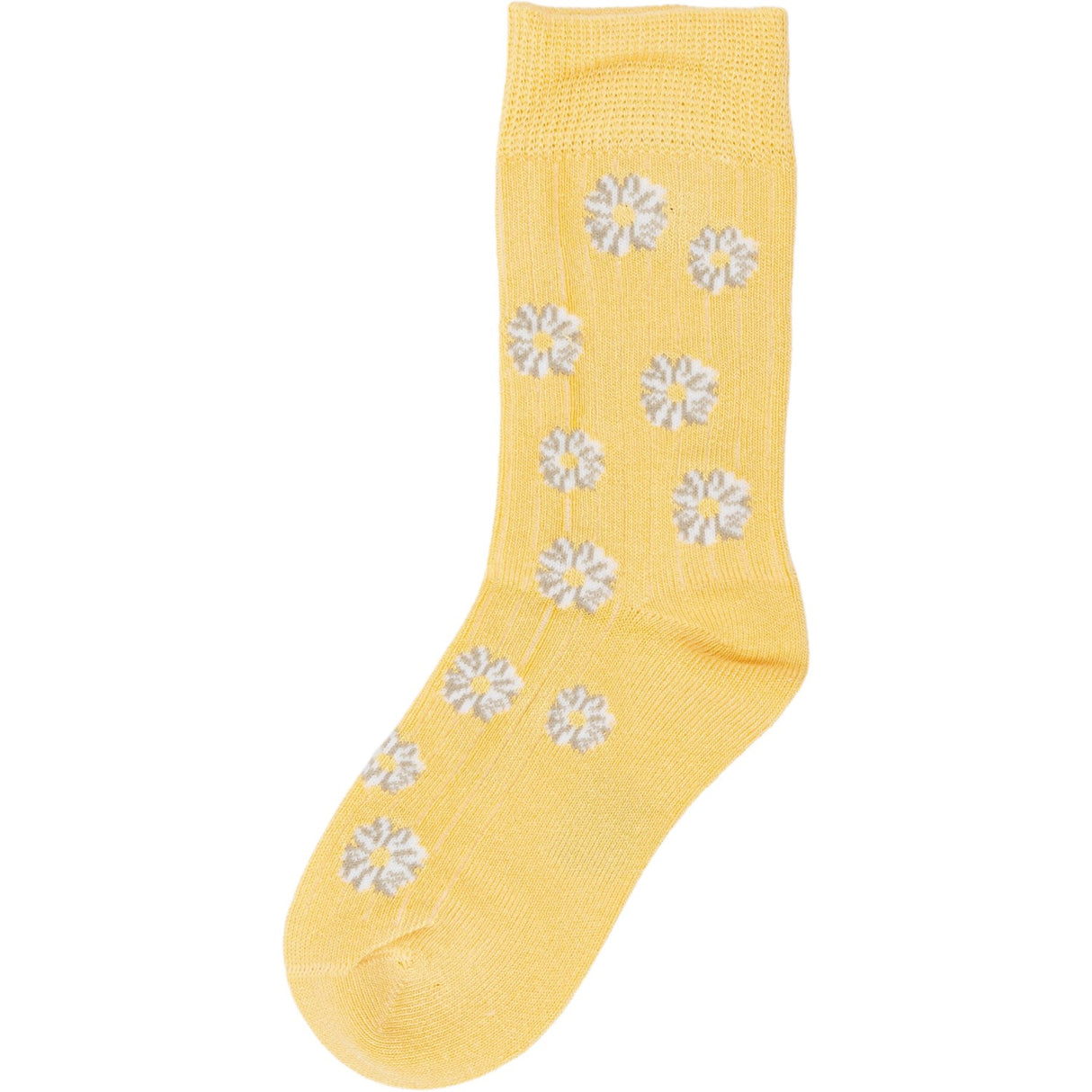 minipop® Yellow Sun/Flower Bamboo Motif Socks