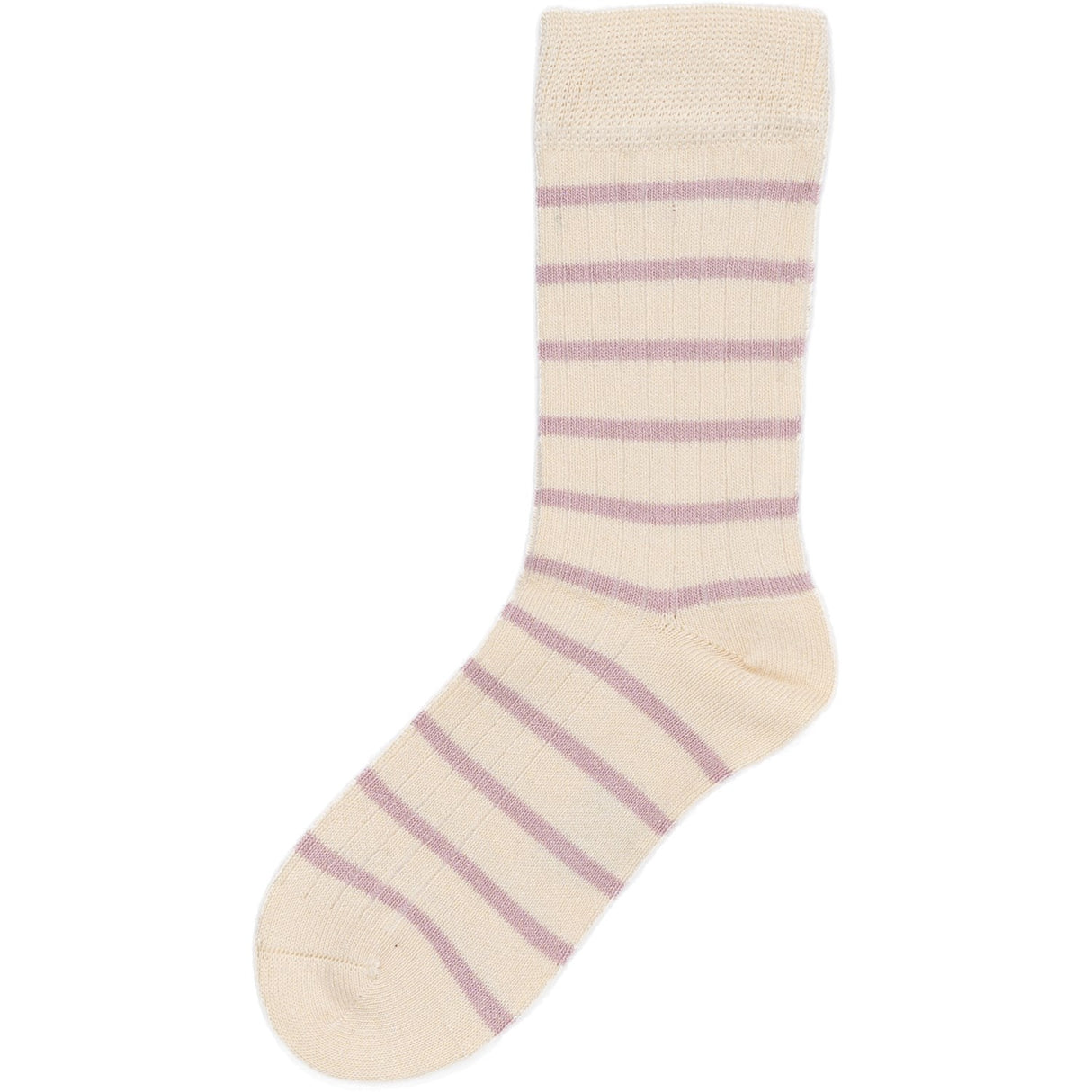 minipop® Rose/Off White Bamboo Socks Stripe