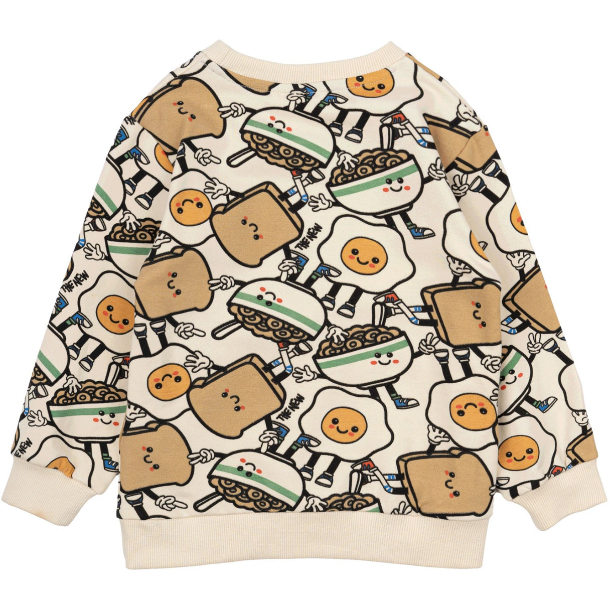 THE NEW Siblings White Swan AOP Nelson Sweatshirt