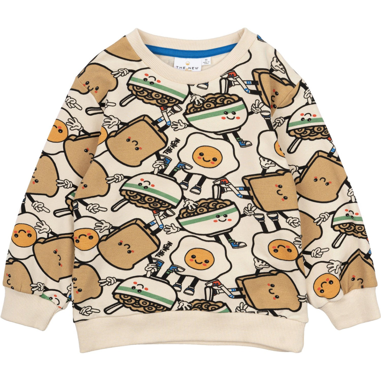 THE NEW Siblings White Swan AOP Nelson Sweatshirt