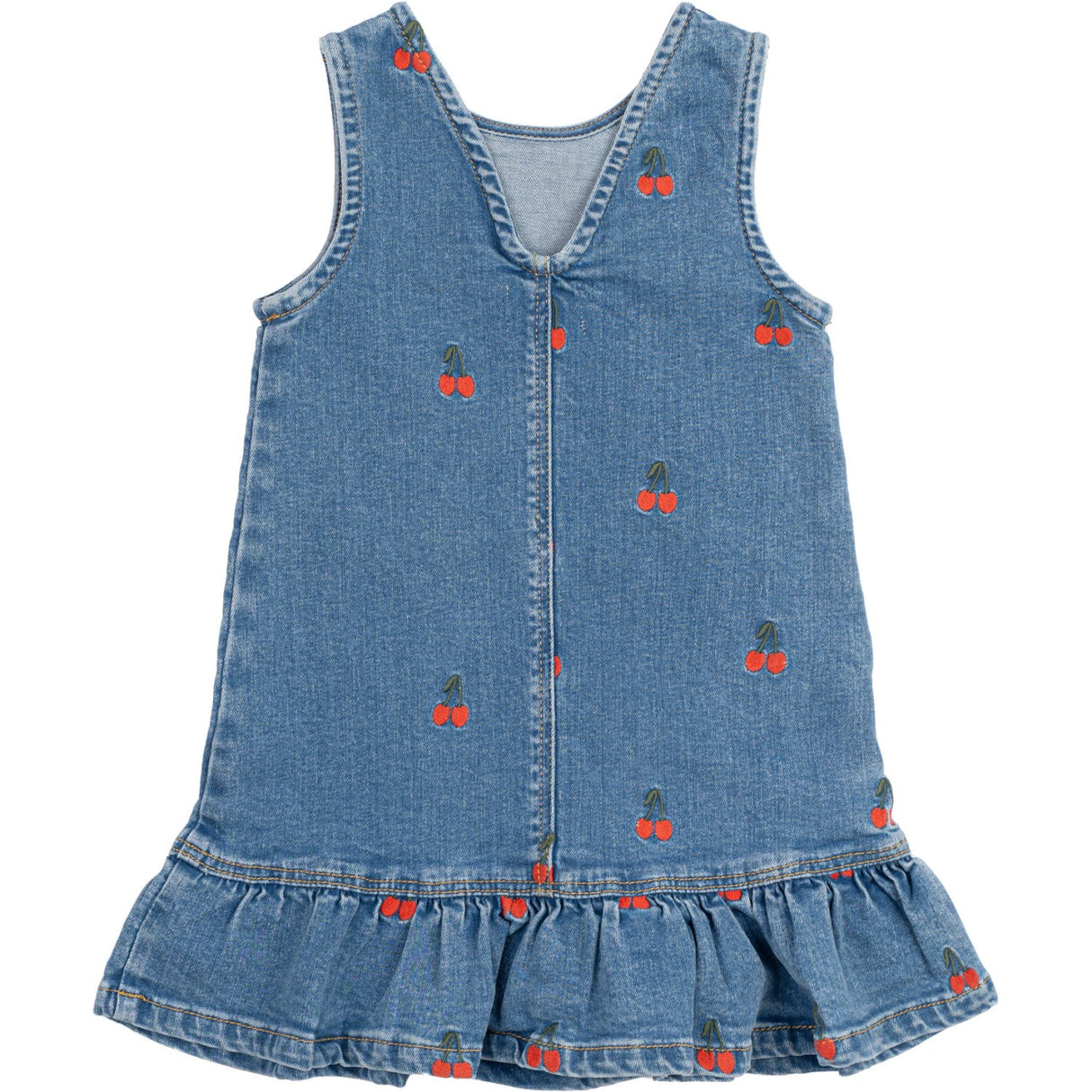 THE NEW Siblings Light Blue Denim EMB Nayla Denim Dress