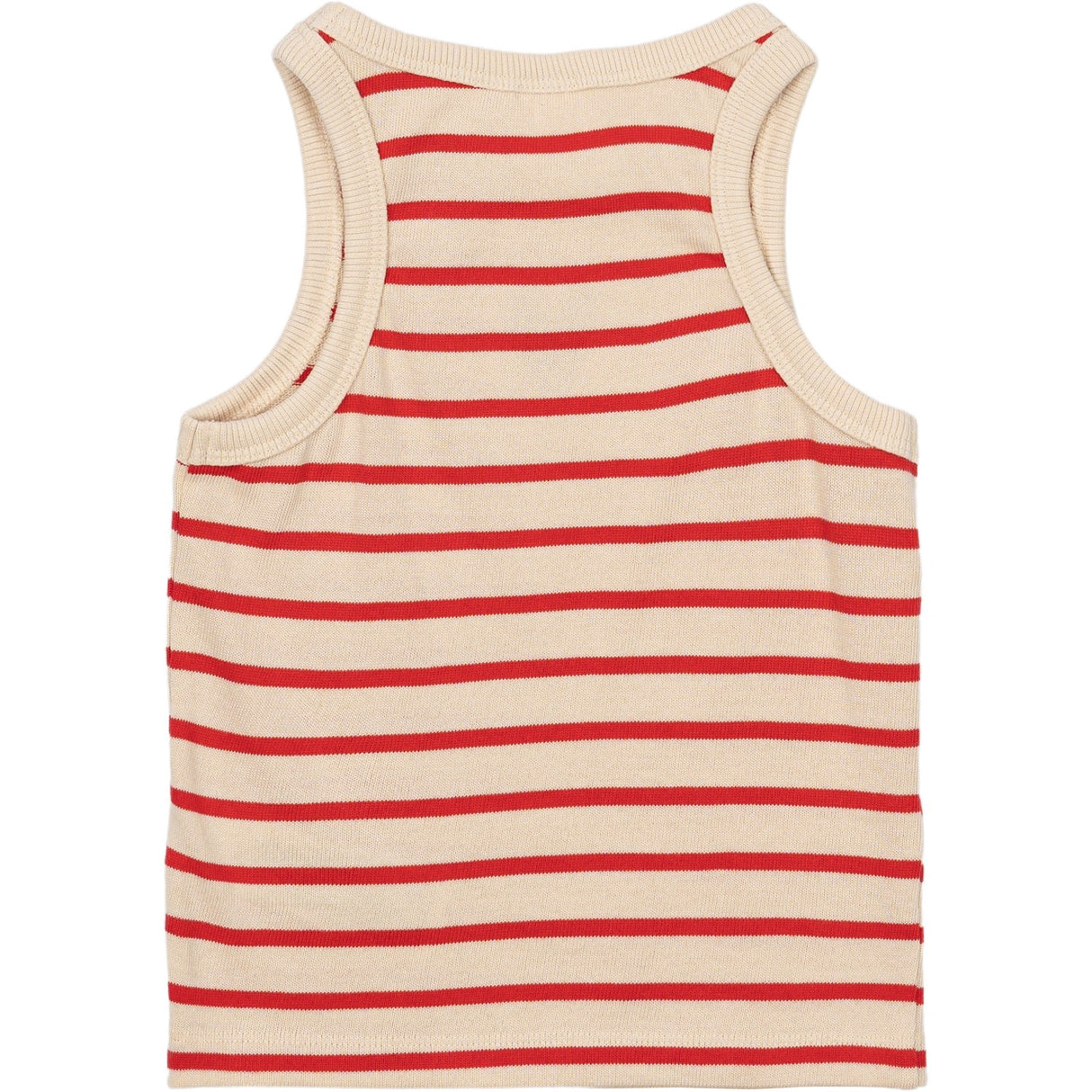 The New Poppy Red Striped Nil Short Top