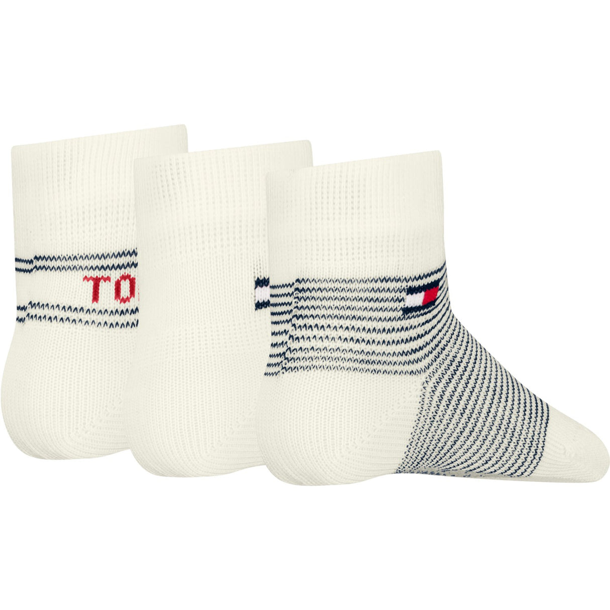 Tommy Hilfiger Tommy Original Baby Socks 3-pack Giftbox Stripe