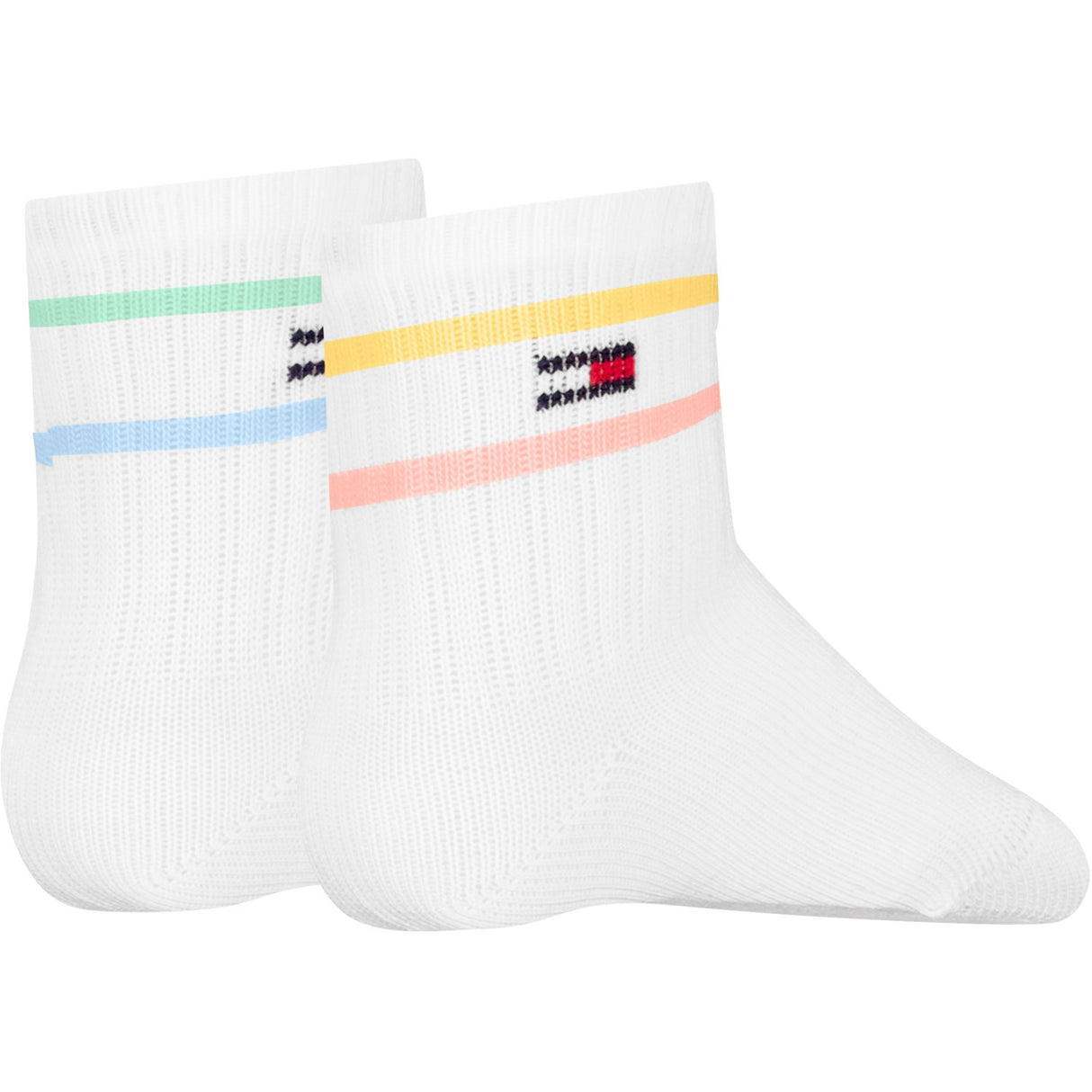 Tommy Hilfiger Pink Baby Socks 2-pack Sport
