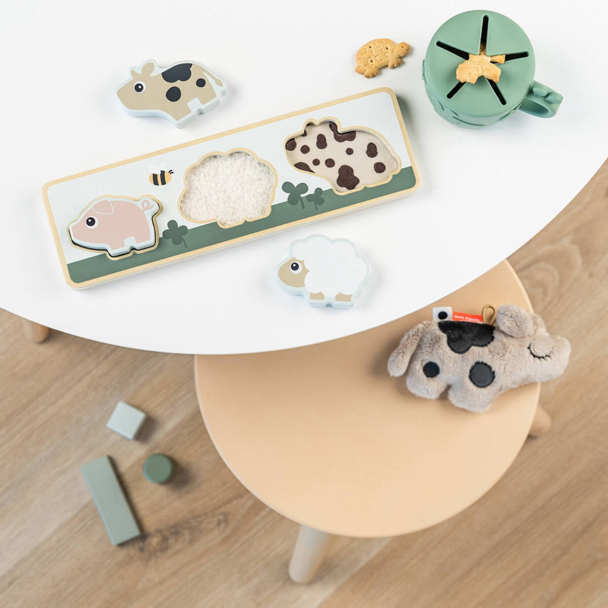 DonebyDeer Color Mix Sensory Puzzle Tiny farm Color Mix