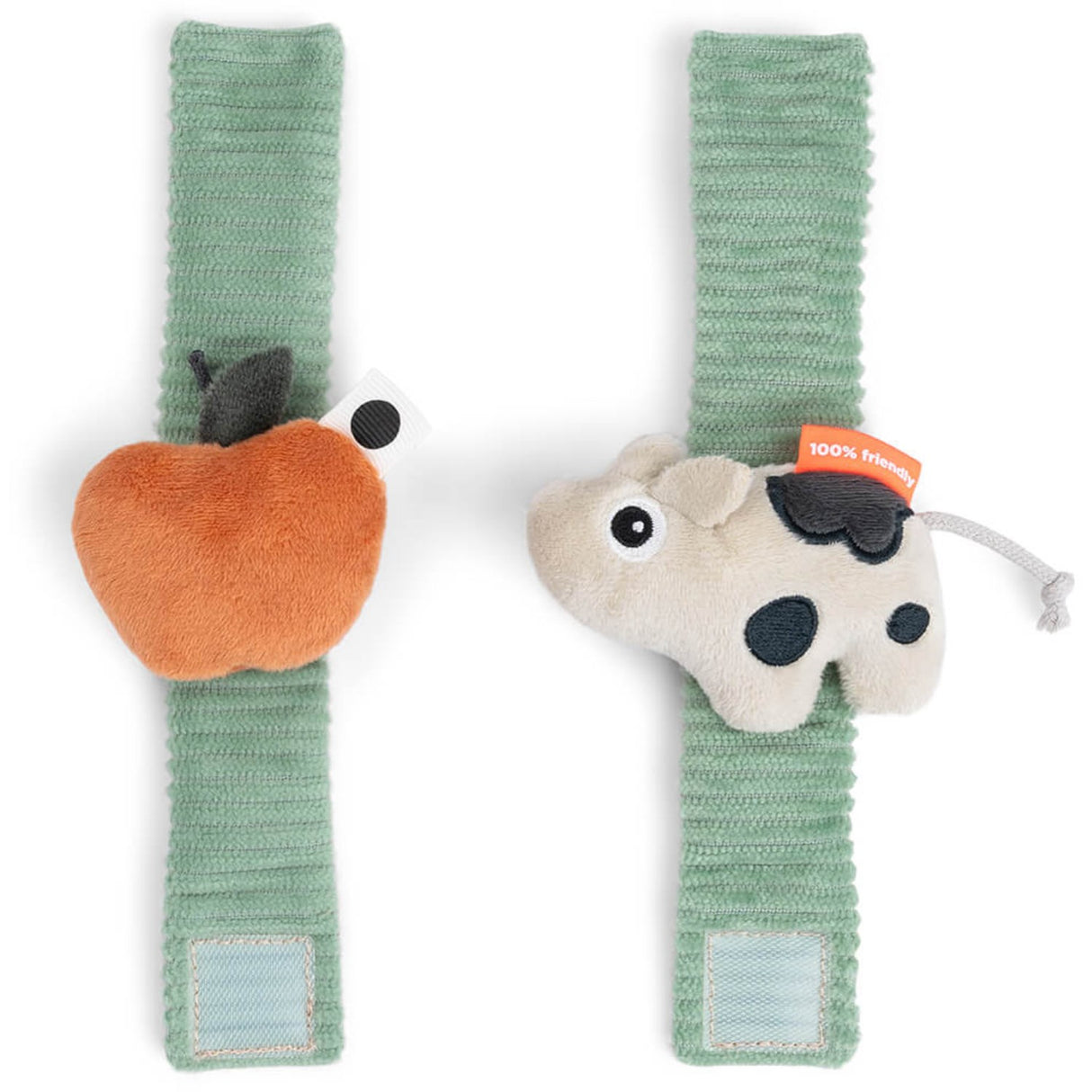 DonebyDeer Green Wrist Rattle Set 2 pcs. Dotti