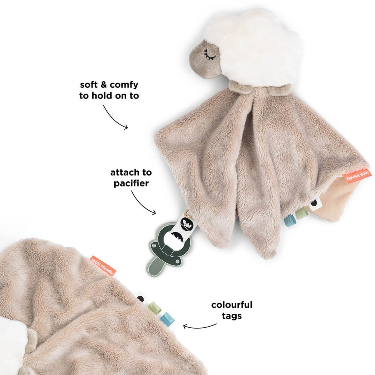 DonebyDeer Sand Cuddle Cloth Sheepy