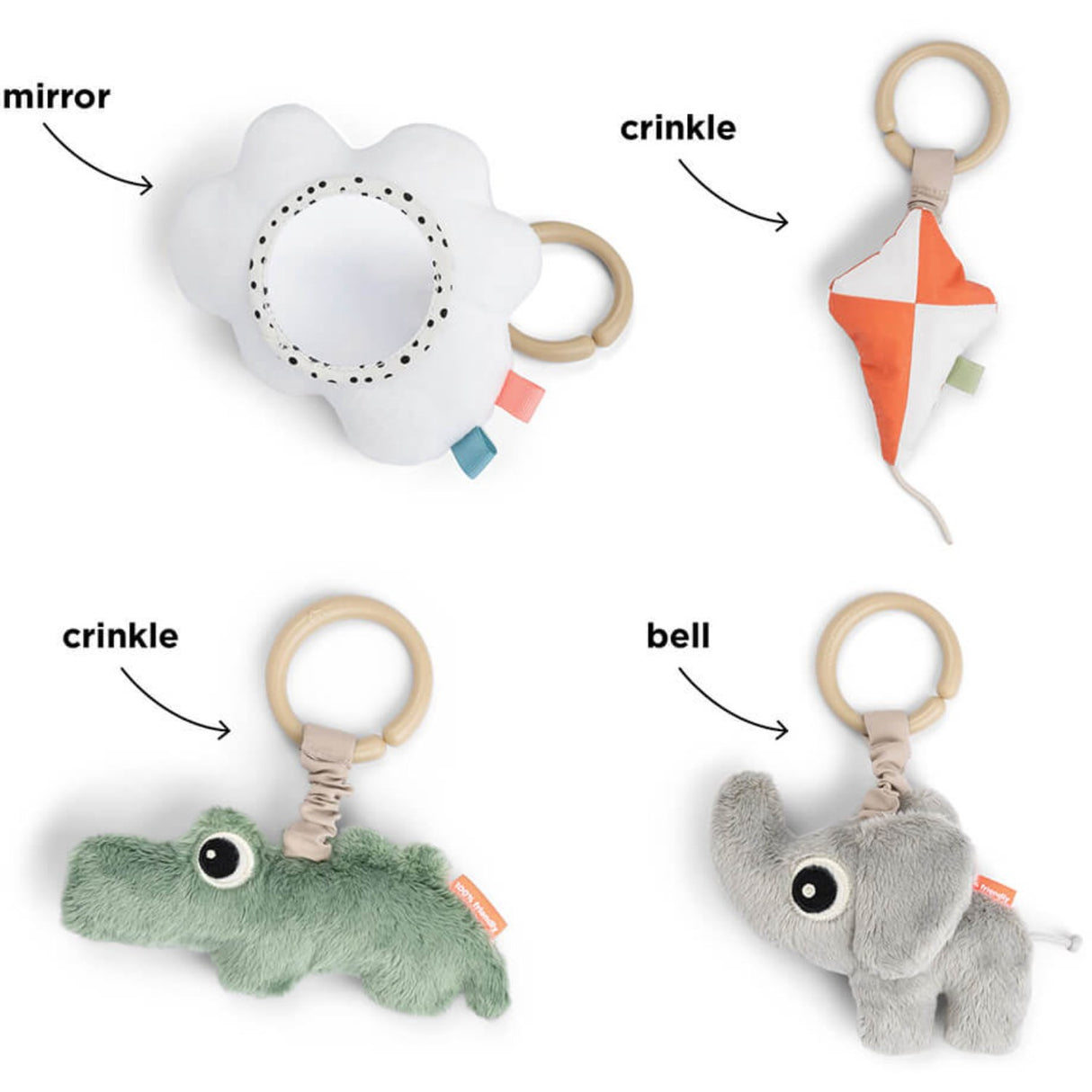 DonebyDeer Blue Activity Play Mat Playground Blue