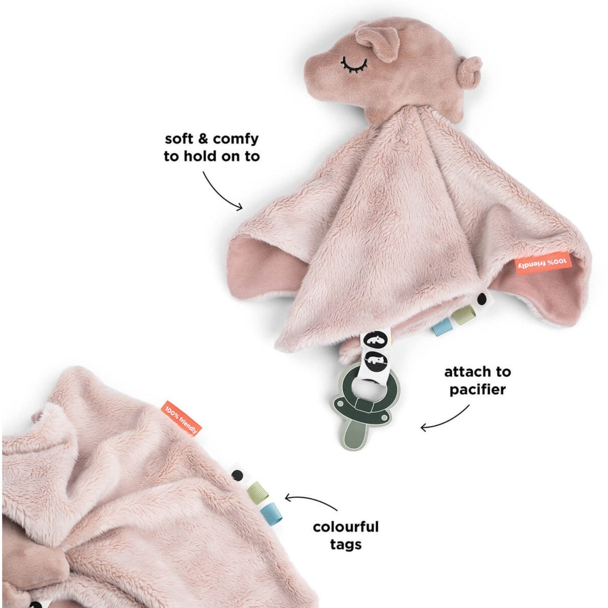 DonebyDeer Powder Cuddle Cloth Pigee