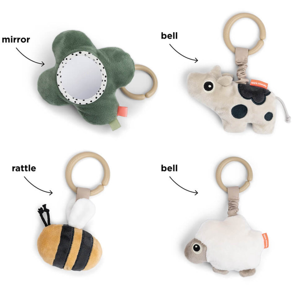 DonebyDeer Powder Activity Play Mat Tiny farm