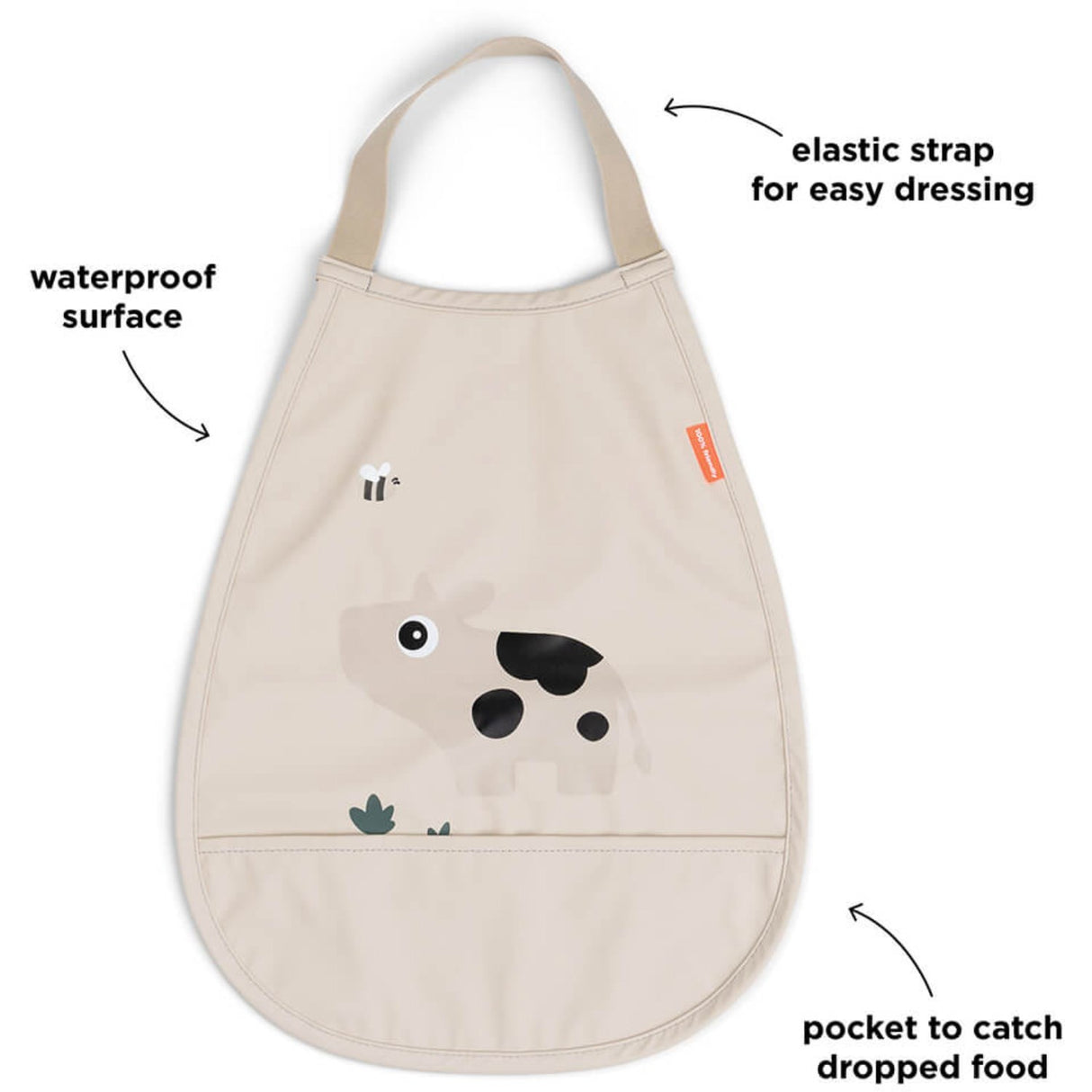DonebyDeer Sand Pull-Over Bib Tiny farm