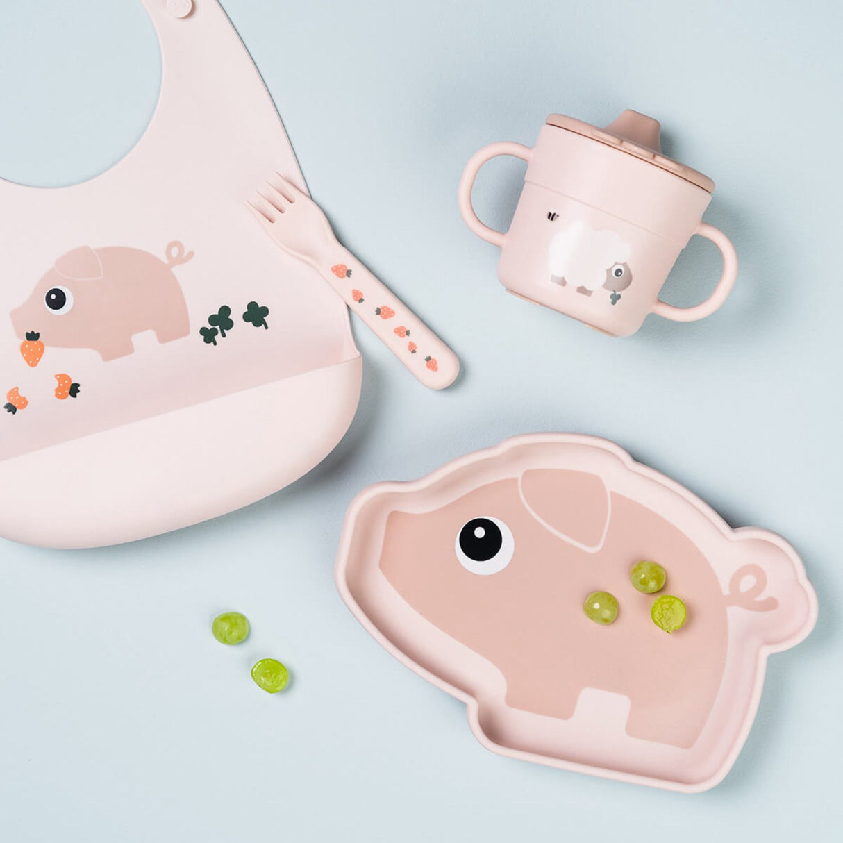 DonebyDeer Powder Silicone Stick&Stay Plate Pigee