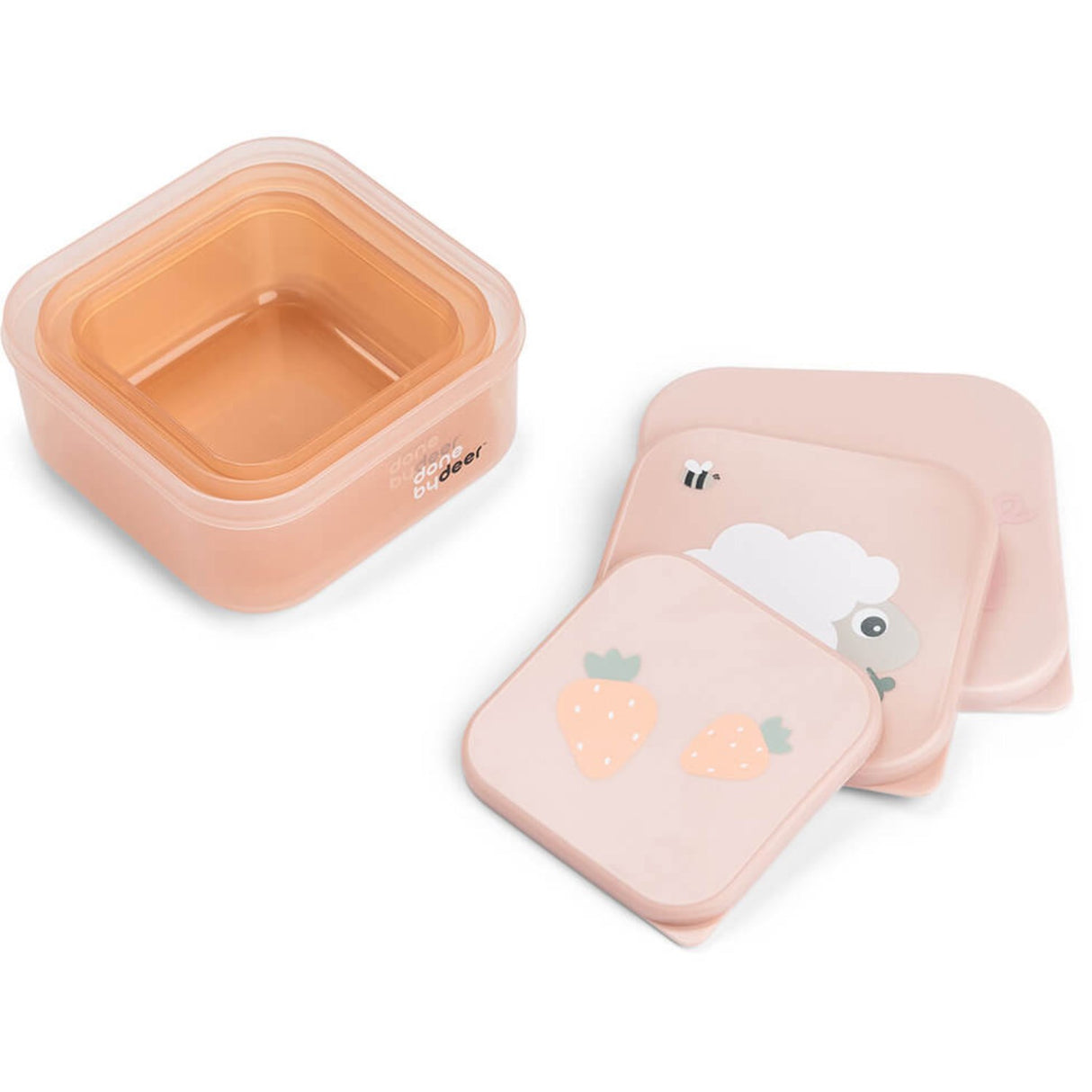 DonebyDeer Powder Snack Box Set of 3 Tiny farm