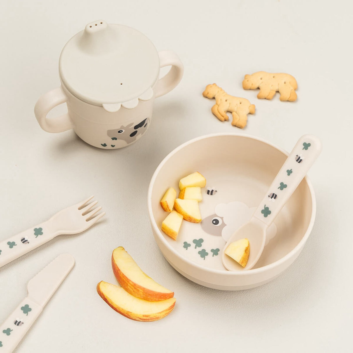 DonebyDeer Sand Foodie Bowl Tiny farm