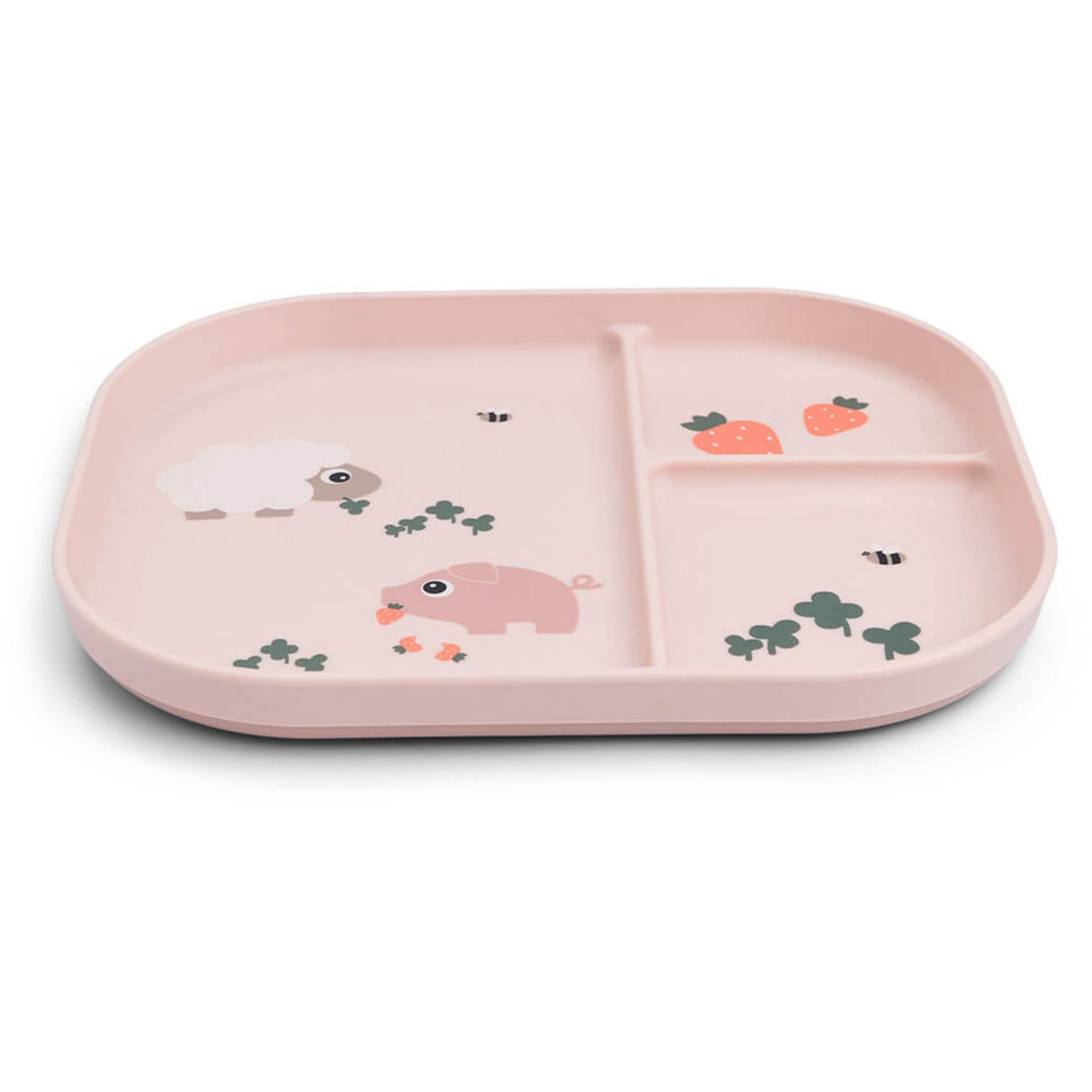 DonebyDeer Powder Foodie Divided Plate Tiny farm
