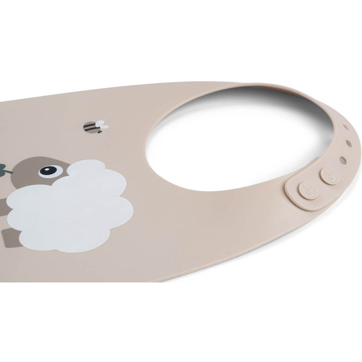 DonebyDeer Sand Silicone Bib Sheepy